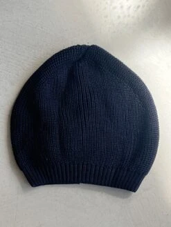 Maglificio Di Verona Strickmütze Aus Eukalyptusfaser Lyocell In Dunkelblau