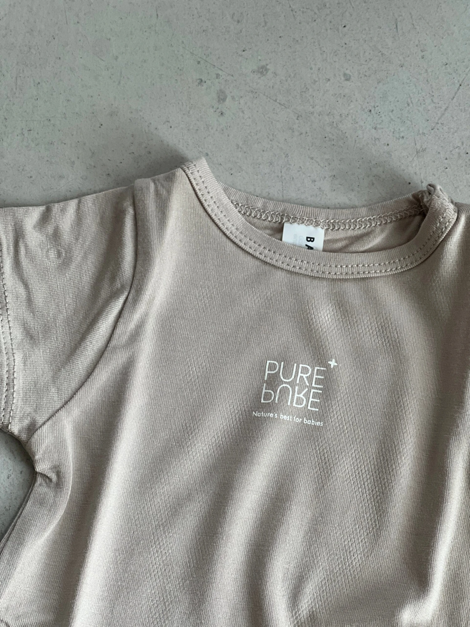 Bio Bambus Body Kurzarm In Sand 4 Bio Bambus Body Kurzarm In Sand – Bild 2