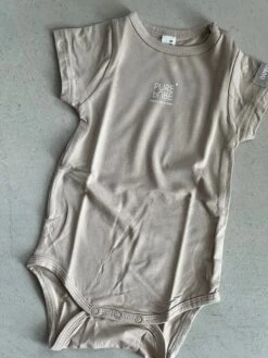 Bio Bambus Body Kurzarm In Sand