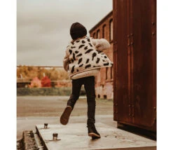 Alwero Kinder Bio Wollweste LEO Gepard 25 Alwero Kinder Bio Wollweste LEO Gepard -Babybekleidungs geschäft Leo Alpen H