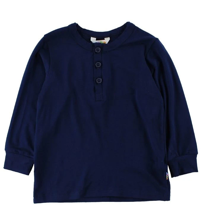 Joha Bio Bambus Schlafanzug 2teilig Unisex Dunkelblau 5 Joha Bio Bambus Schlafanzug 2teilig Unisex Dunkelblau – Bild 3