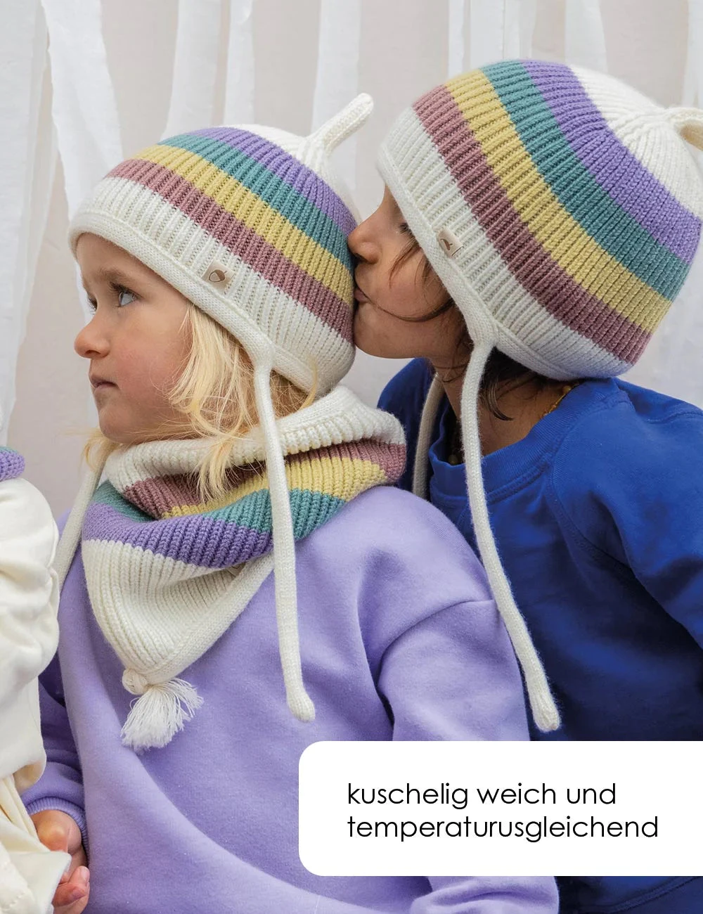 Oh Chapo Pinni Bio Merino Mütze "Regenbogen" Limited Edition Baby 6 Oh Chapo Pinni Bio Merino Mütze "Regenbogen" Limited Edition Baby – Bild 4