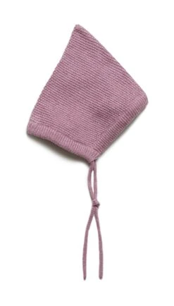 Puri Organic Babystrickmütze In Pflaume