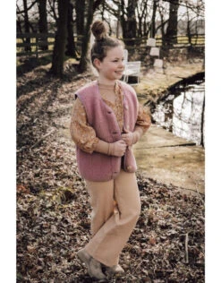 Alwero Kinder Bio Wollweste "PO Junior" Light In Venetian Pink