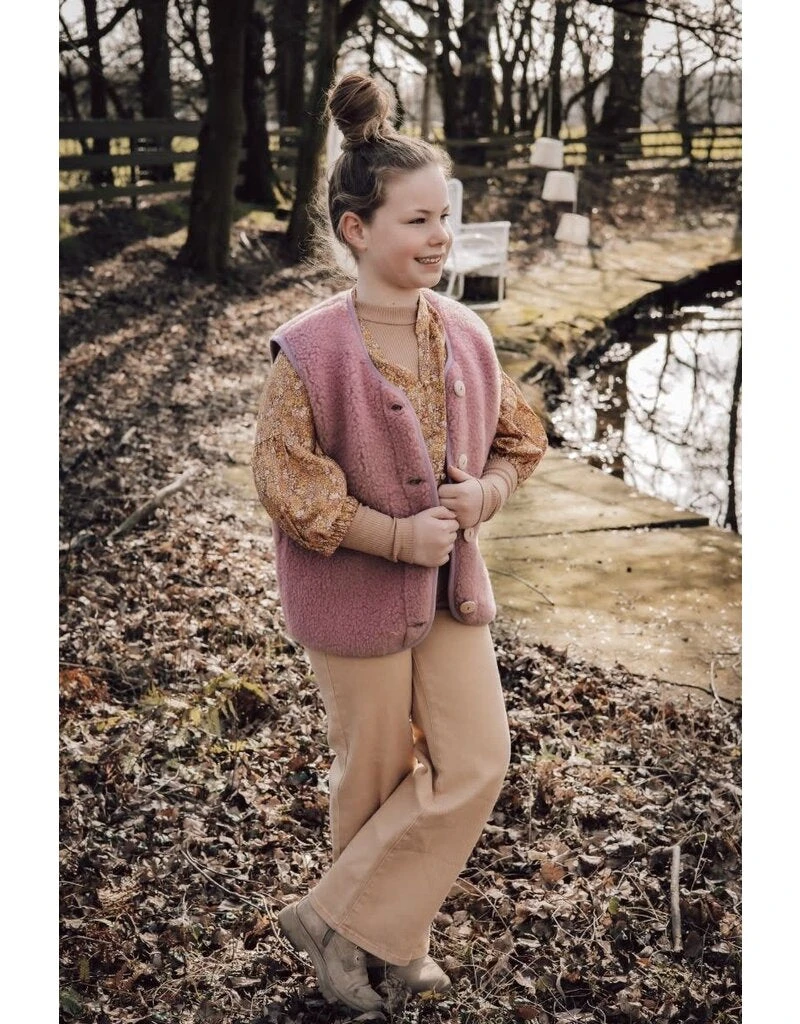 Alwero Kinder Bio Wollweste "PO Junior" Light In Venetian Pink 3 Alwero Kinder Bio Wollweste "PO Junior" Light In Venetian Pink