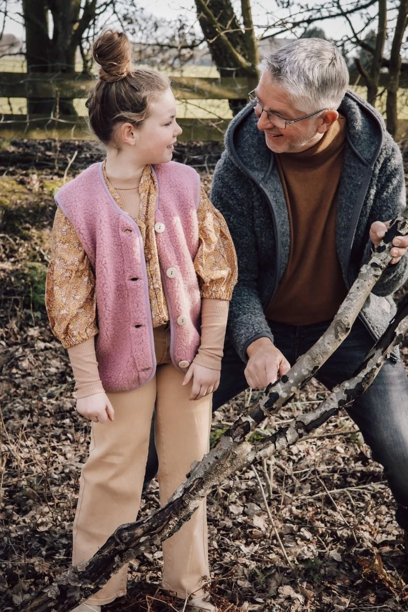 Alwero Kinder Bio Wollweste "PO Junior" Light In Venetian Pink 4 Alwero Kinder Bio Wollweste "PO Junior" Light In Venetian Pink – Bild 2