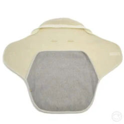 Alwero Bio Baby Woll Einschlagdecke Maxi Cosi In Hellgrau Ecru