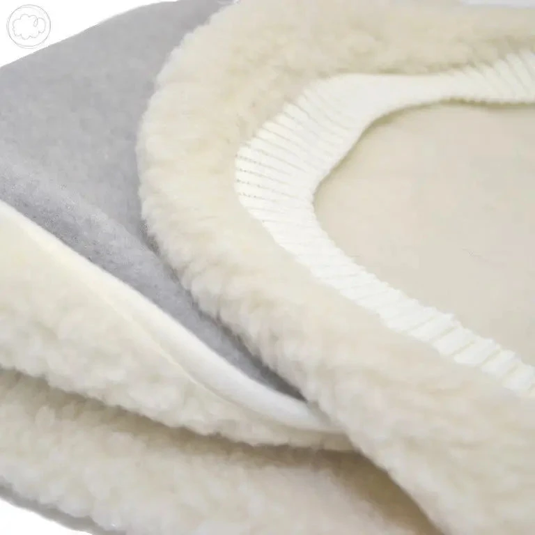 Alwero Bio Baby Woll Einschlagdecke Maxi Cosi In Hellgrau Ecru 5 Alwero Bio Baby Woll Einschlagdecke Maxi Cosi In Hellgrau Ecru – Bild 3