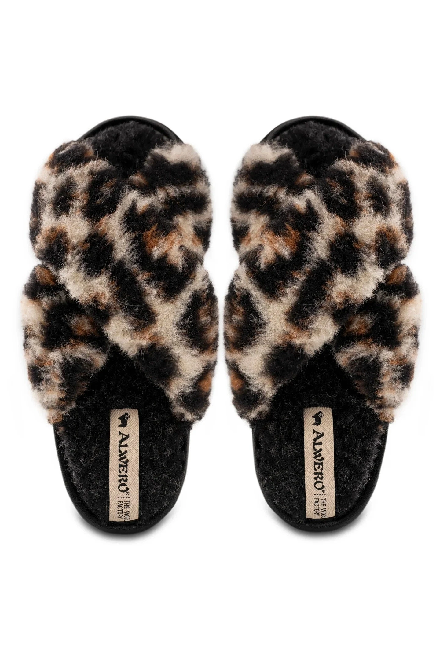 Alwero Bio Hausschuhe "Flip-Flop" Twenn X In Leopard Black 3 Alwero Bio Hausschuhe "Flip-Flop" Twenn X In Leopard Black
