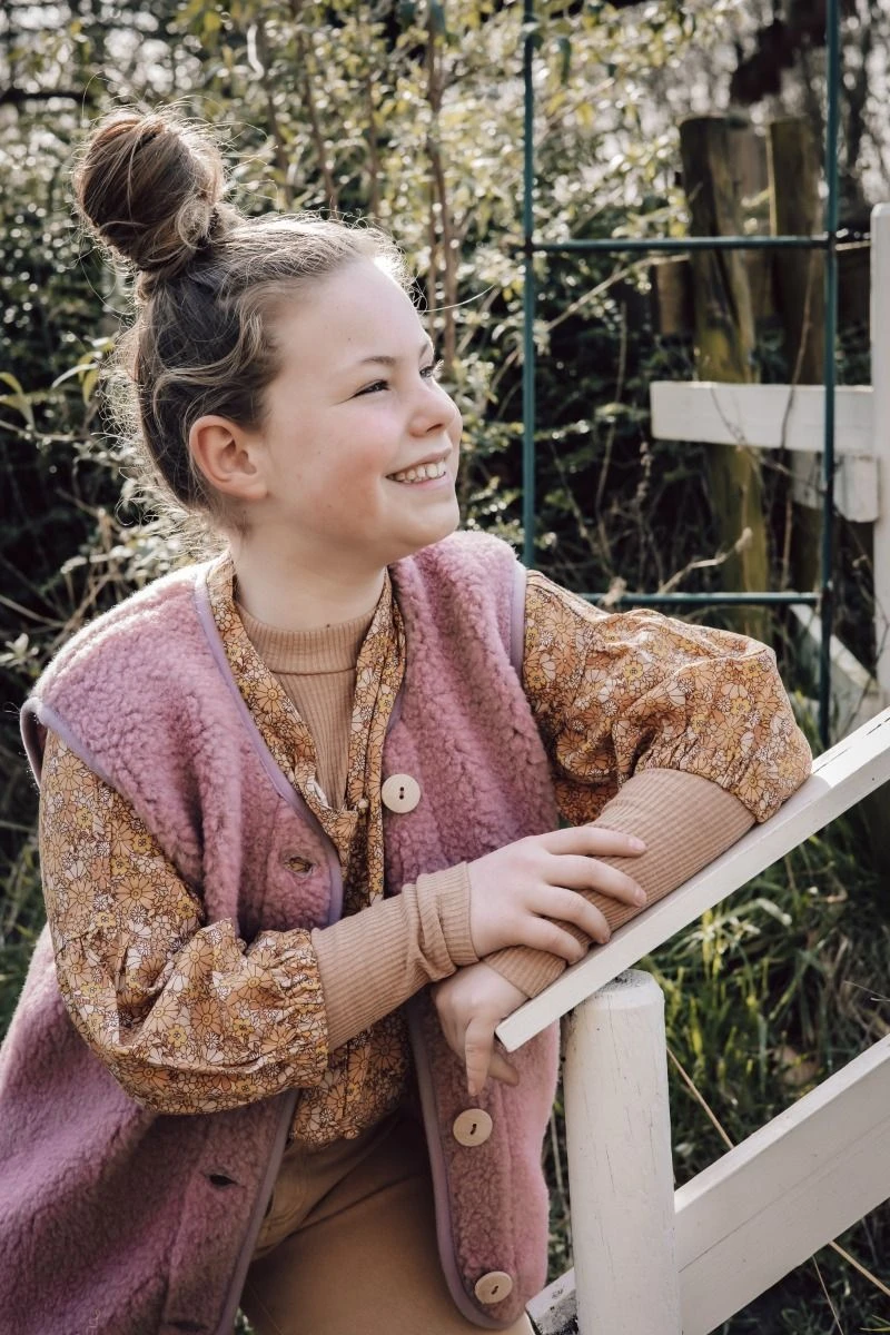 Alwero Kinder Bio Wollweste "PO Junior" Light In Venetian Pink 5 Alwero Kinder Bio Wollweste "PO Junior" Light In Venetian Pink – Bild 3