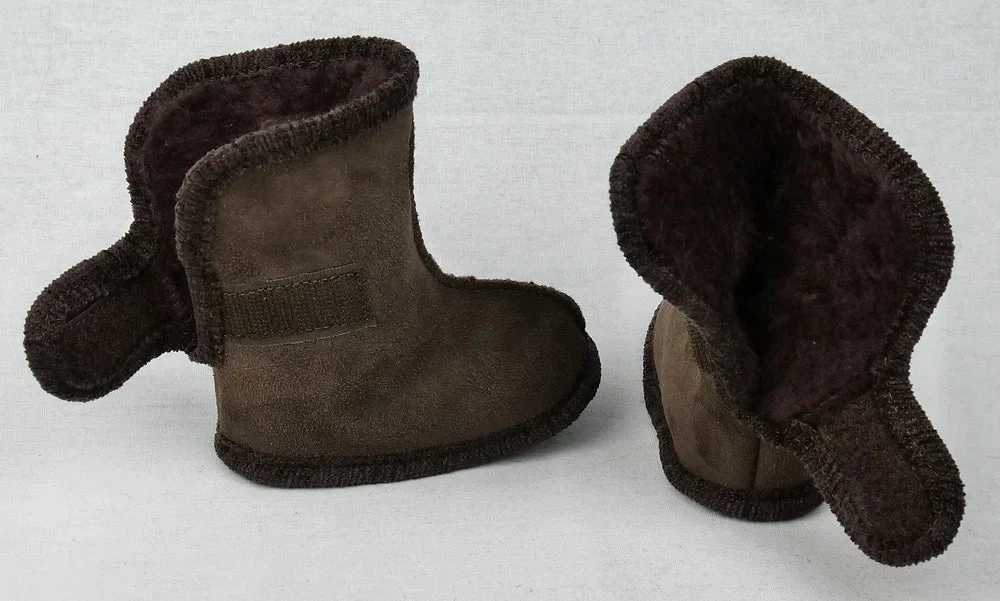 Baby Bio Fellschuhe Mit Klettverschluß In Versch. Farben 5 Baby Bio Fellschuhe Mit Klettverschluß In Versch. Farben – Bild 3