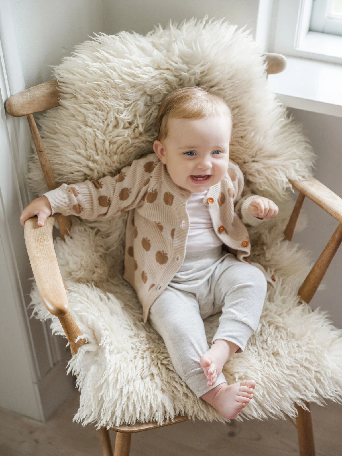 Hust&Claire Bambus Viskose Strickjacke Sand 4 Hust&Claire Bambus Viskose Strickjacke Sand – Bild 2