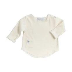Bio Bambus UV Shirt Mit Tasche In Cream