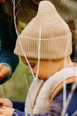 Alwero Kinder Wollweste Beige Braun -Babybekleidungs geschäft coucou lilly 15