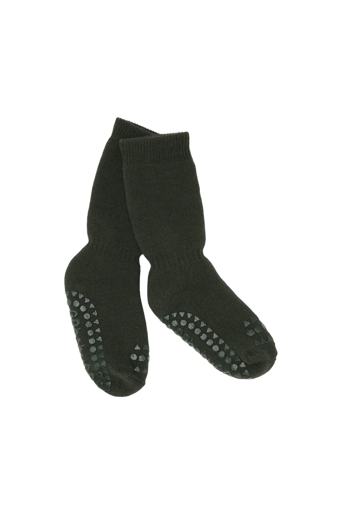 Gobabygo Antirutsch Socken Baumwolle Forest Green 5 Gobabygo Antirutsch Socken Baumwolle Forest Green – Bild 3