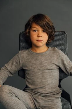 Joha Merino Woll Shirt LA Sesam Melange