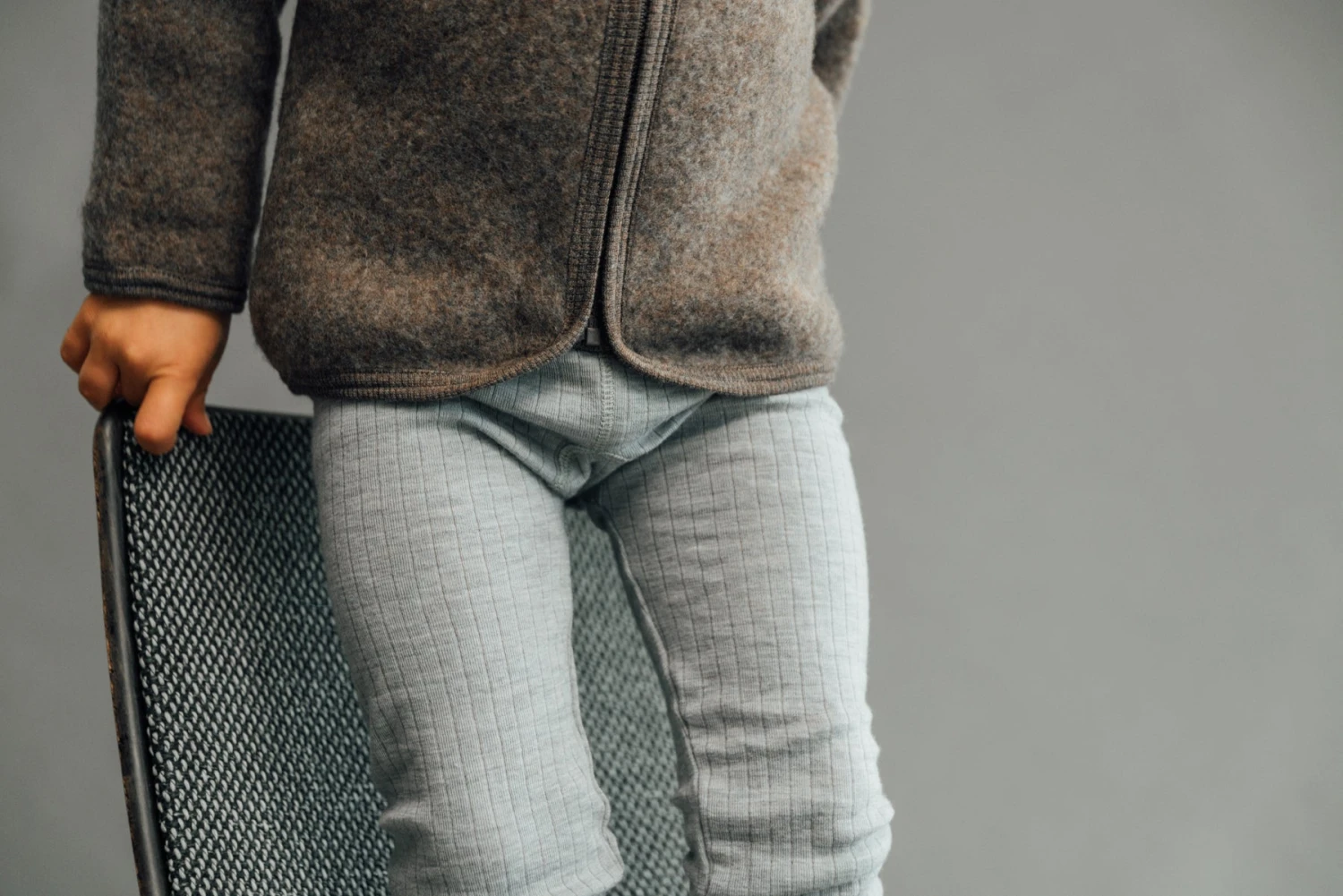 Joha Merino Woll Leggings Hellgrau Melange 6 Joha Merino Woll Leggings Hellgrau Melange – Bild 4