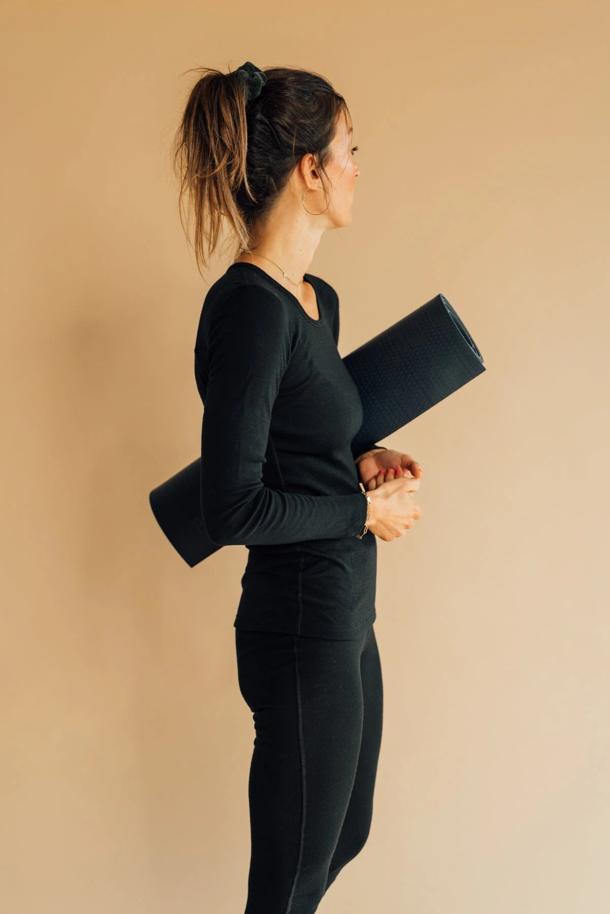 Joha Frauen Merino Leggings Schwarz 8 Joha Frauen Merino Leggings Schwarz – Bild 6