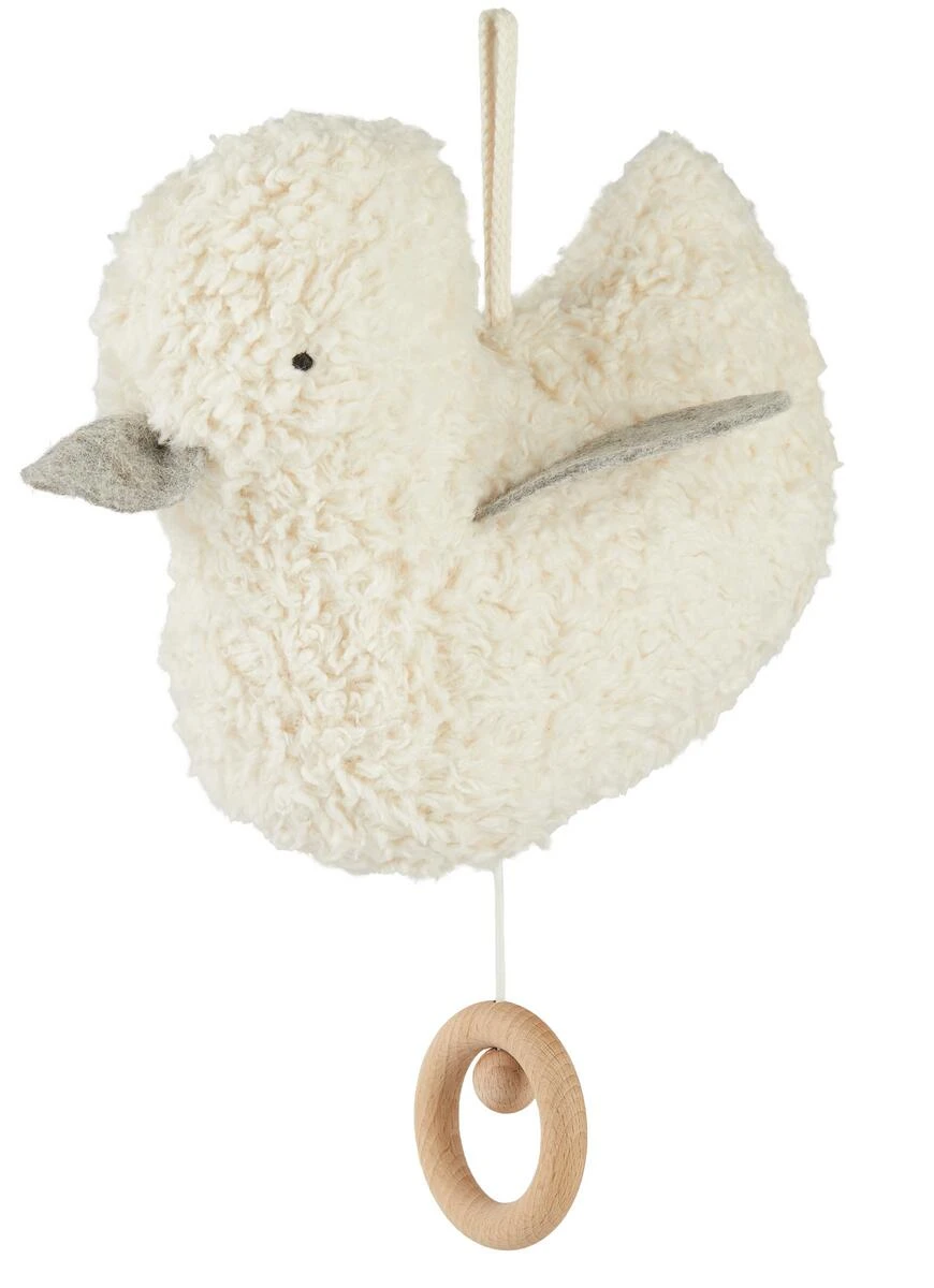 Efie Bio Spieluhr Ente Natur Grau 3 Efie Bio Spieluhr Ente Natur Grau