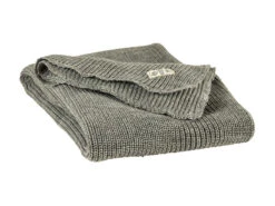 Lilano Babydecke Gestrickt Aus Bio Merinowolle In Grau