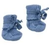 Hirsch Natur Baby Erstlingssocke Bio Schurwolle Blu 2 Hirsch Natur Baby Erstlingssocke Bio Schurwolle Blu -Babybekleidungs geschäft hirschnatur baby wollsocke stricksockeauswolle blau coucounatur