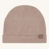 Hust&Claire Bambus Viskose Beanie Mocca -Babybekleidungs geschäft hustandclaire bambus beanie mocca