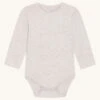 Hust&Claire Bambus Viskose Body Langarm Natur Melange 1 Hust&Claire Bambus Viskose Body Langarm Natur Melange -Babybekleidungs geschäft hustandclaire bambus body langarm beige melange