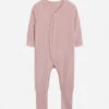 Hust&Claire Bambus Viskose Einteiler Dusty Rose 2 Hust&Claire Bambus Viskose Einteiler Dusty Rose -Babybekleidungs geschäft hustandclaire bambus einteiler rose2