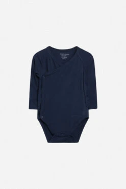 Hust&Claire Bambus Viskose Wickelbody Dunkelblau