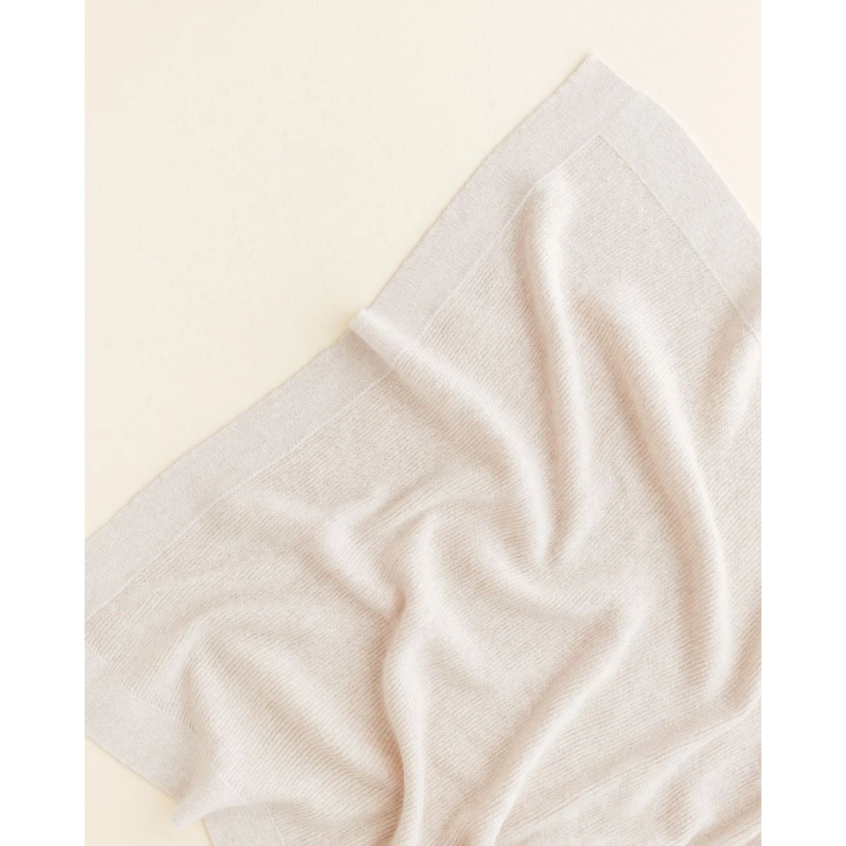 Hvid Merino Babydecke "Gust" In Cream 4 Hvid Merino Babydecke "Gust" In Cream – Bild 2