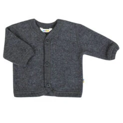 Joha Merino Wollfleecejacke Dunkelgrau