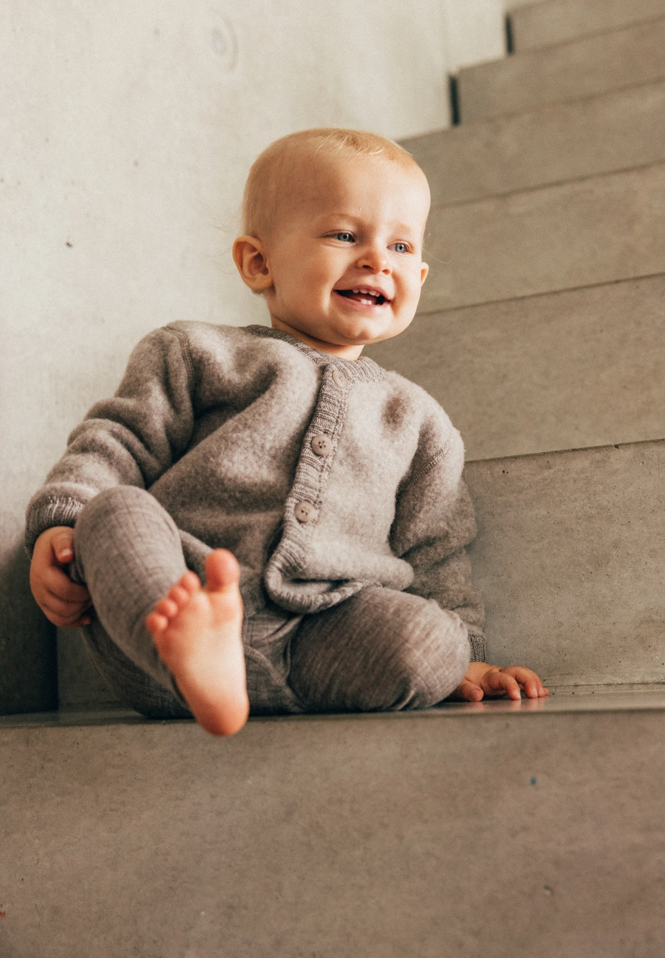 Joha Merino Wollfleecejacke Sesam Melange 3 Joha Merino Wollfleecejacke Sesam Melange