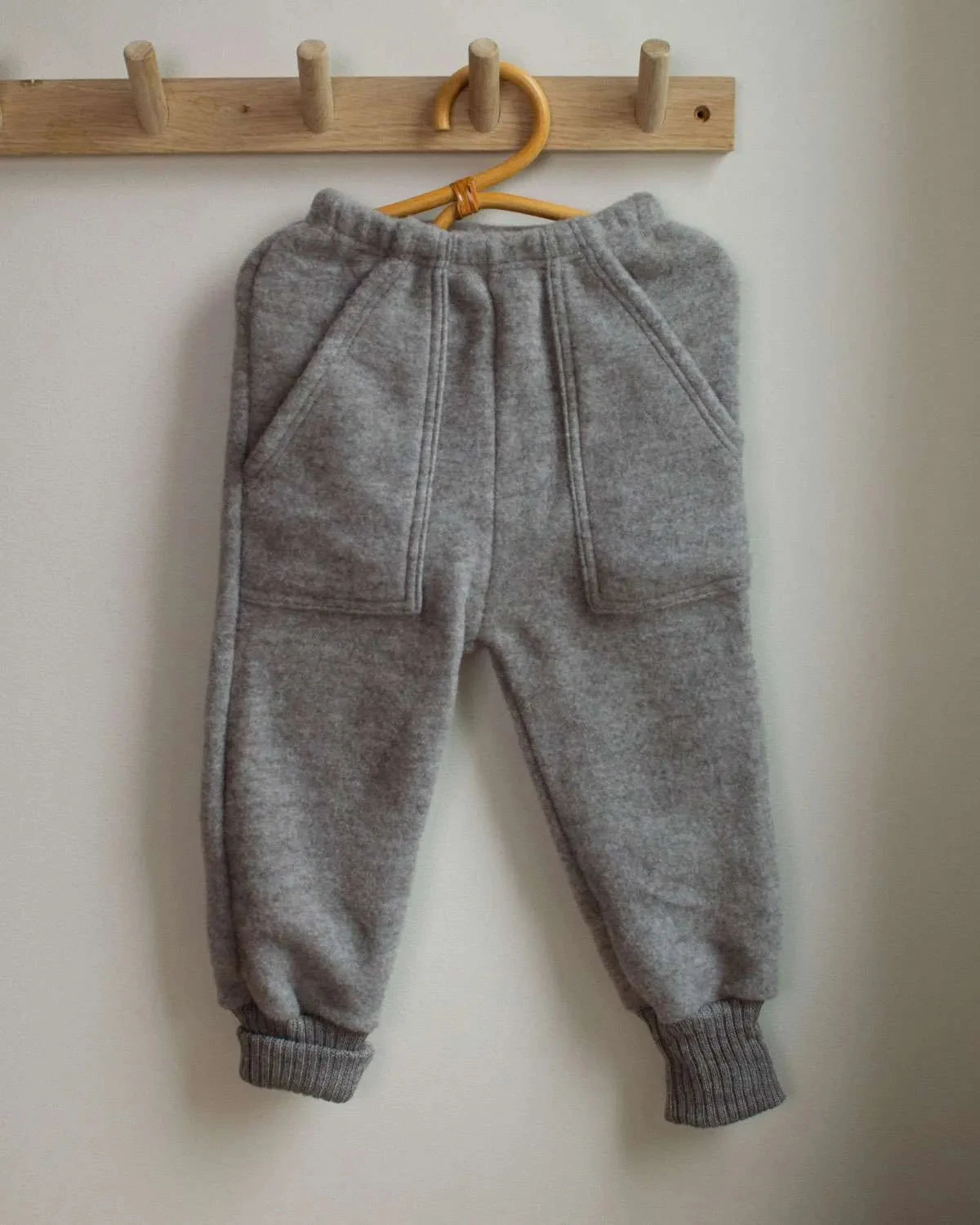 Joha Merino Wollfleecejacke Sesam Melange 5 Joha Merino Wollfleecejacke Sesam Melange – Bild 3