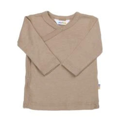 Joha Wolle Seide Wickelshirt Beige