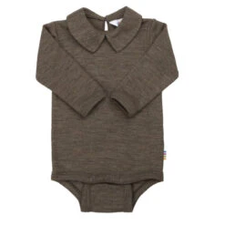 Joha Wolle Seide Body Mit Kragen Chocolate Melange