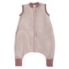 Lilano Ganzjahres Schlafsack Ohne Arm Mit Füßen Wolle Seide Ringel Mauve 1 Lilano Ganzjahres Schlafsack Ohne Arm Mit Füßen Wolle Seide Ringel Mauve -Babybekleidungs geschäft lilano wolle seide schlafsack mauve