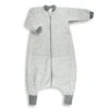 Lilano Ganzjahres Schlafsack Mit Füßen Schurwollfrottee Grau Ringel 2 Lilano Ganzjahres Schlafsack Mit Füßen Schurwollfrottee Grau Ringel -Babybekleidungs geschäft lilano wollschlafsack wollfleece winterschlafsack bio