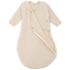 Lilano Baby Schlafsack Wollfrottee Ecru 5 Lilano Baby Schlafsack Wollfrottee Ecru -Babybekleidungs geschäft lilanoschlafsacknaturbiowolle