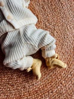 Joha Merino Woll Strickhose Ecru