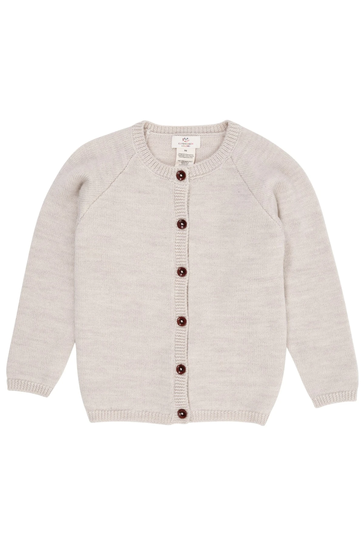 Copenhagen Colors Merino Strickjacke Mitwachsend In Pale Cream Melange 3 Copenhagen Colors Merino Strickjacke Mitwachsend In Pale Cream Melange