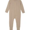 Minymo Bambus Viskose Einteiler Taupe 2 Minymo Bambus Viskose Einteiler Taupe -Babybekleidungs geschäft minymo bambus einteiler schlafanzug taupe