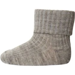 Mp Denmark Mp Merino Ripp Wollsocke Light Brown Melange
