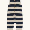 Hust&Claire Bambus Viskose Strampler Gestreift Unisex 1 Hust&Claire Bambus Viskose Strampler Gestreift Unisex -Babybekleidungs geschäft overall bambus gestreift