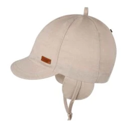 Pure Pure Baby Sonnenhut Aus Leinen In Natur Gr. 47