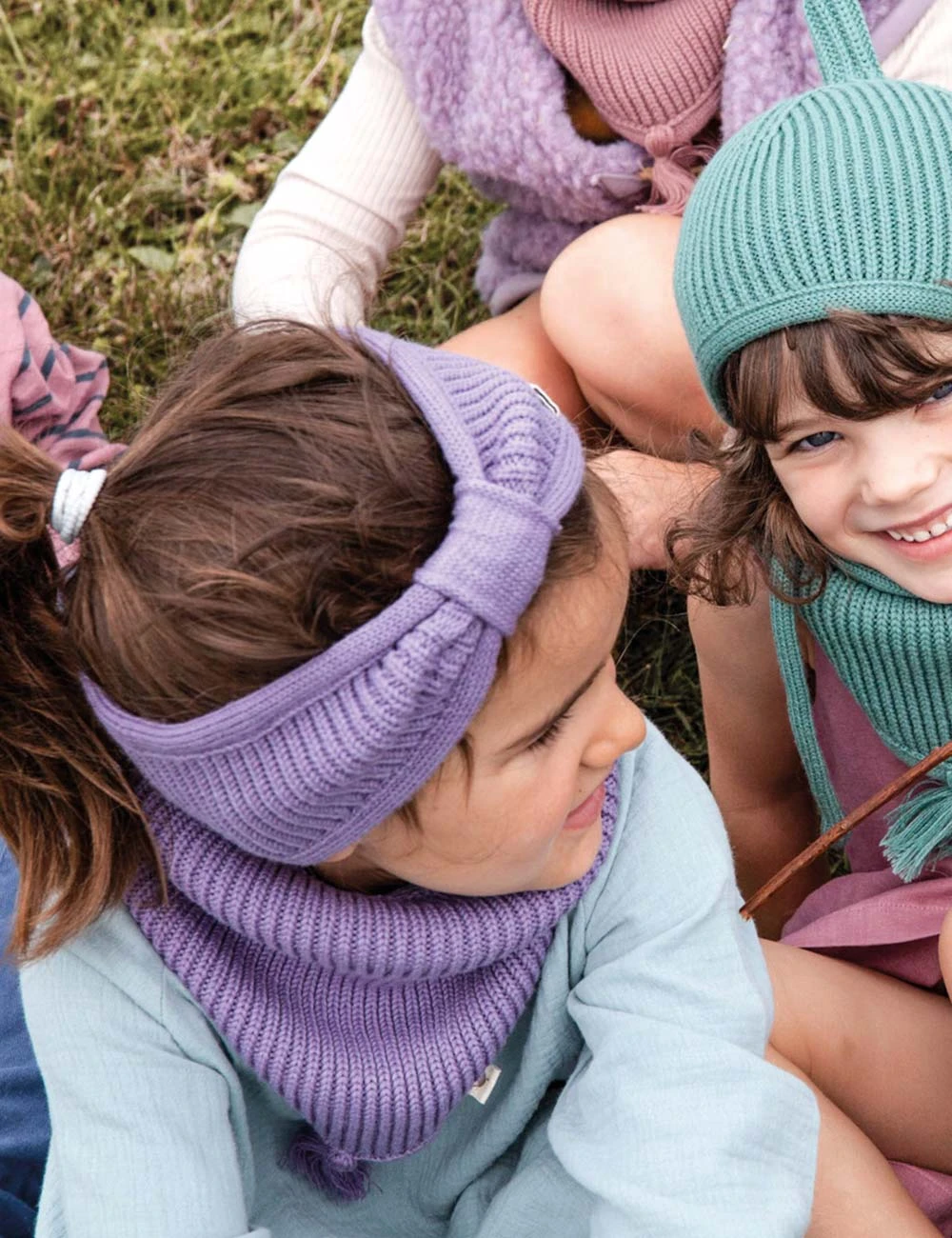 Oh Chapo Bio Merino Stirnband "Ella" MiniMe In Lavendel 3 Oh Chapo Bio Merino Stirnband "Ella" MiniMe In Lavendel