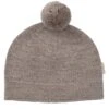 Copenhagen Colors Merino Beanie Mit Pompom In Natural Melange -Babybekleidungs geschäft ufwafg3c26irobssftpx