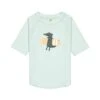 LÄSSIG Lässig UV Shirt Kurzarm Unisex Krokodil In Mint 2 LÄSSIG Lässig UV Shirt Kurzarm Unisex Krokodil In Mint -Babybekleidungs geschäft uvshirt kurzarm mint laessig