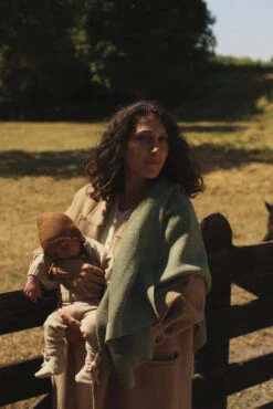 Hvid Merino Babydecke "Gust" In Artischok 21 Hvid Merino Babydecke "Gust" In Artischok -Babybekleidungs geschäft vidbabydeckemerinogustartischok 7