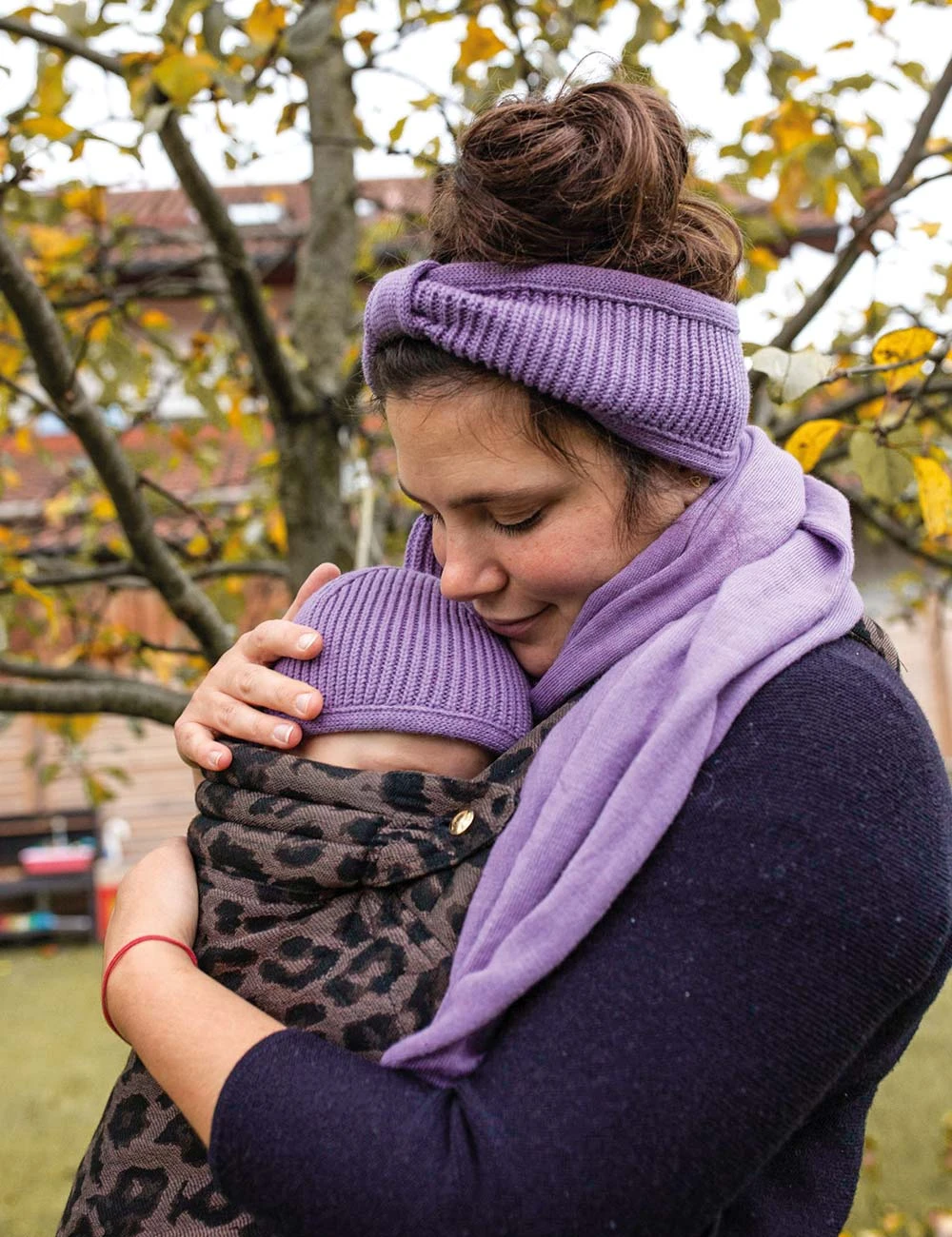 Oh Chapo Bio Merino Stirnband "Ella" MiniMe In Lavendel 8 Oh Chapo Bio Merino Stirnband "Ella" MiniMe In Lavendel – Bild 6