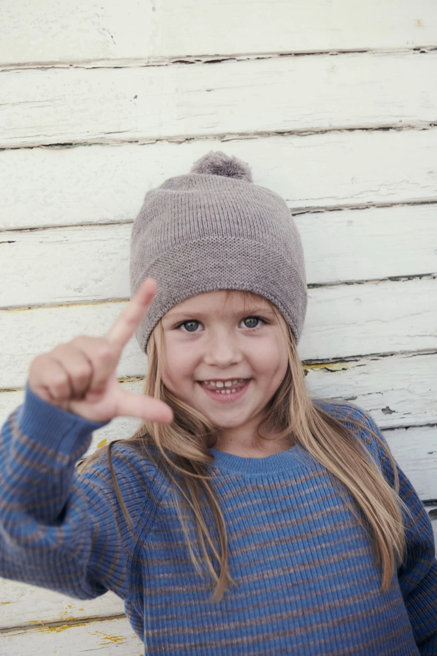 Copenhagen Colors Merino Beanie Mit Pompom In Natural Melange 4 Copenhagen Colors Merino Beanie Mit Pompom In Natural Melange – Bild 2